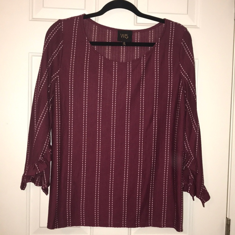 W5: Ruffled Sleeved Blouse